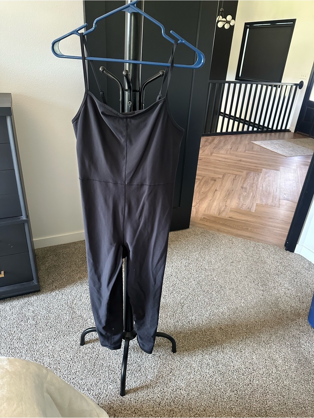 Old Navy Black Activewear Jumpsuit With Built-In Bra